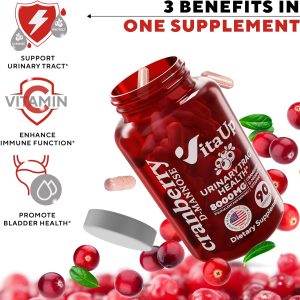 D-Mannose capsules with cranberry and vitamin C